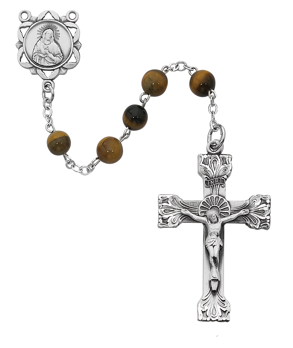 Genuine Hematite Rosary Boxed